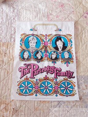 1972 The Partridge Family Shopping Bag 70s Music Memorabilia
